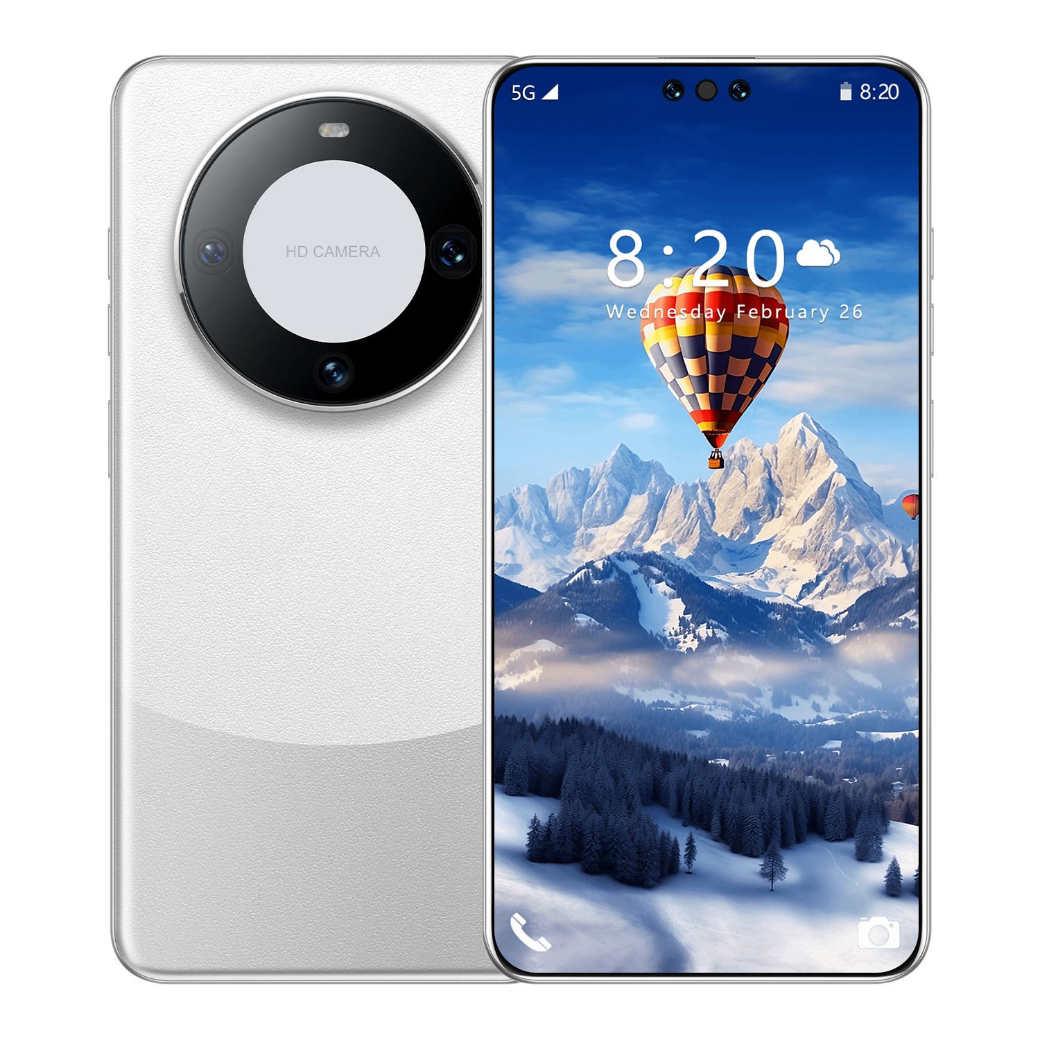 Original Mate60pro6.53 inch 4Core Android Smartphone 64GB Mobile Phones 4000mAh High Capacity 4G Mobile Phones